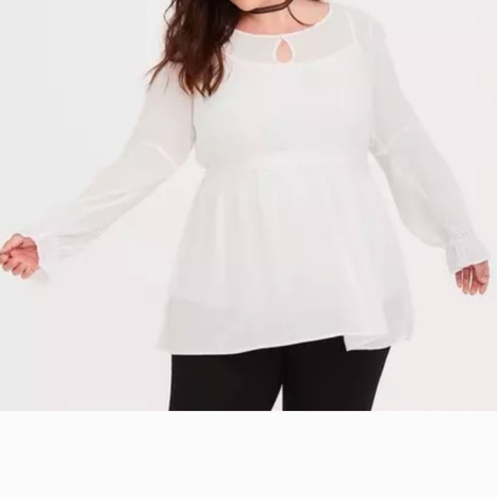 Elegant White Women's Top